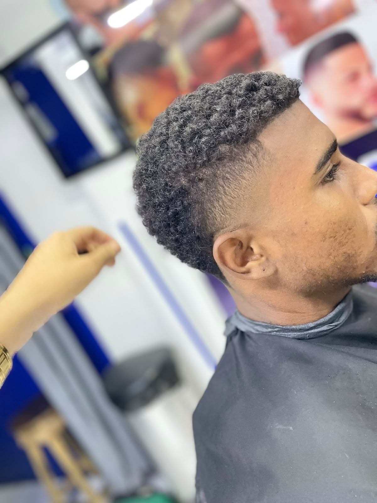 Corte de cabello realizado en Chris Barber Studio